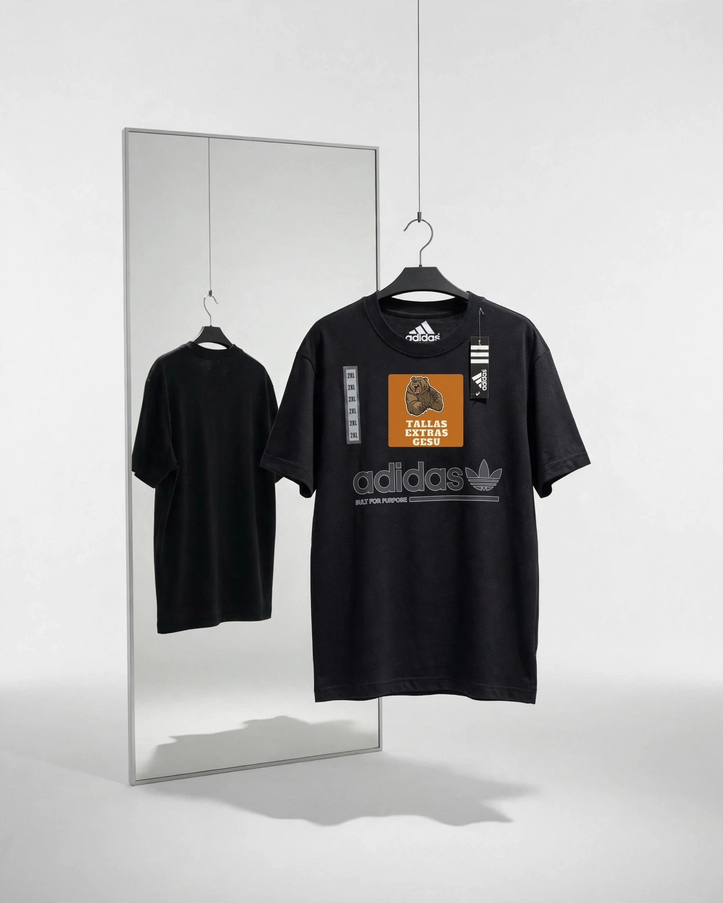 Playera GESU x Adidas Originals negra