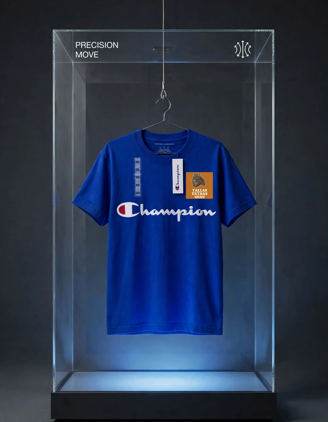 Playera Champion azul