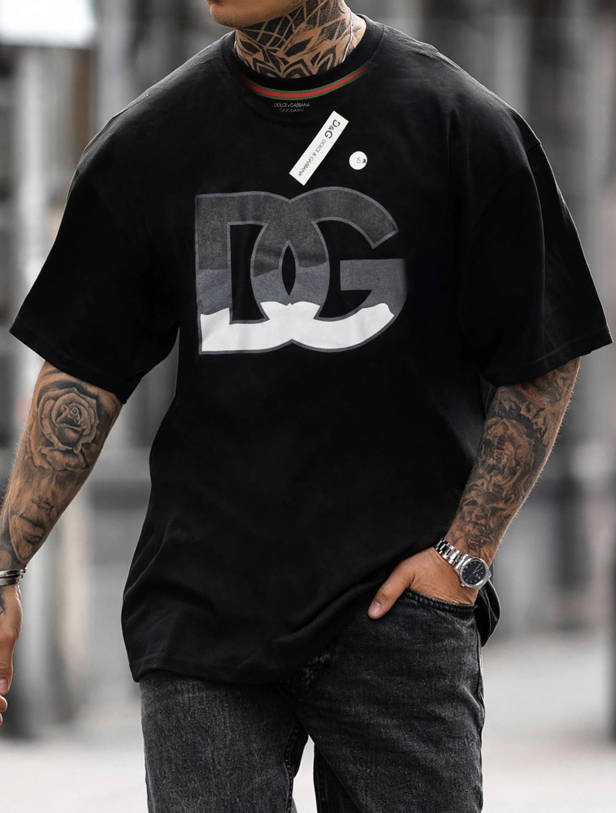 Playera D&G negra