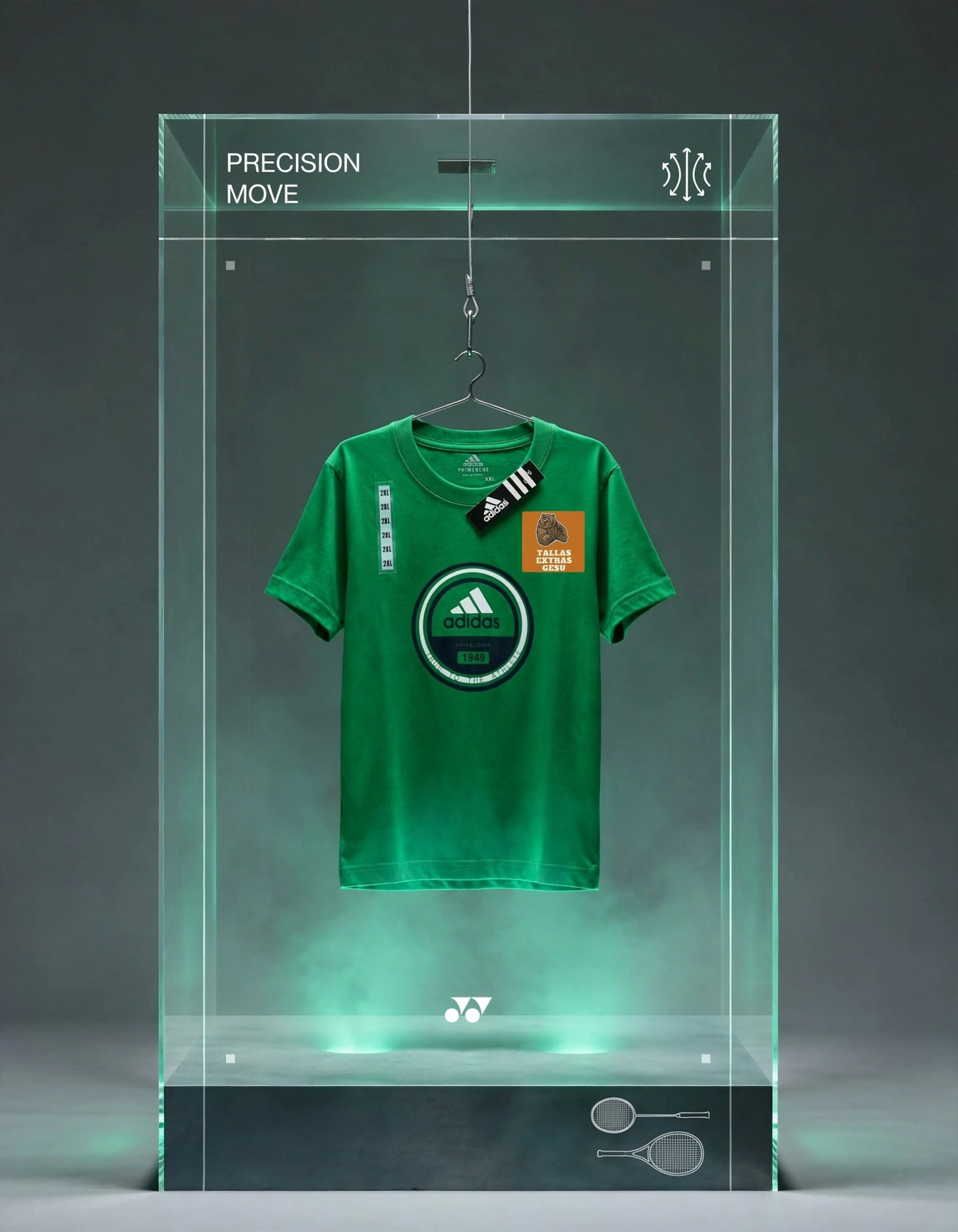 Playera Adidas verde